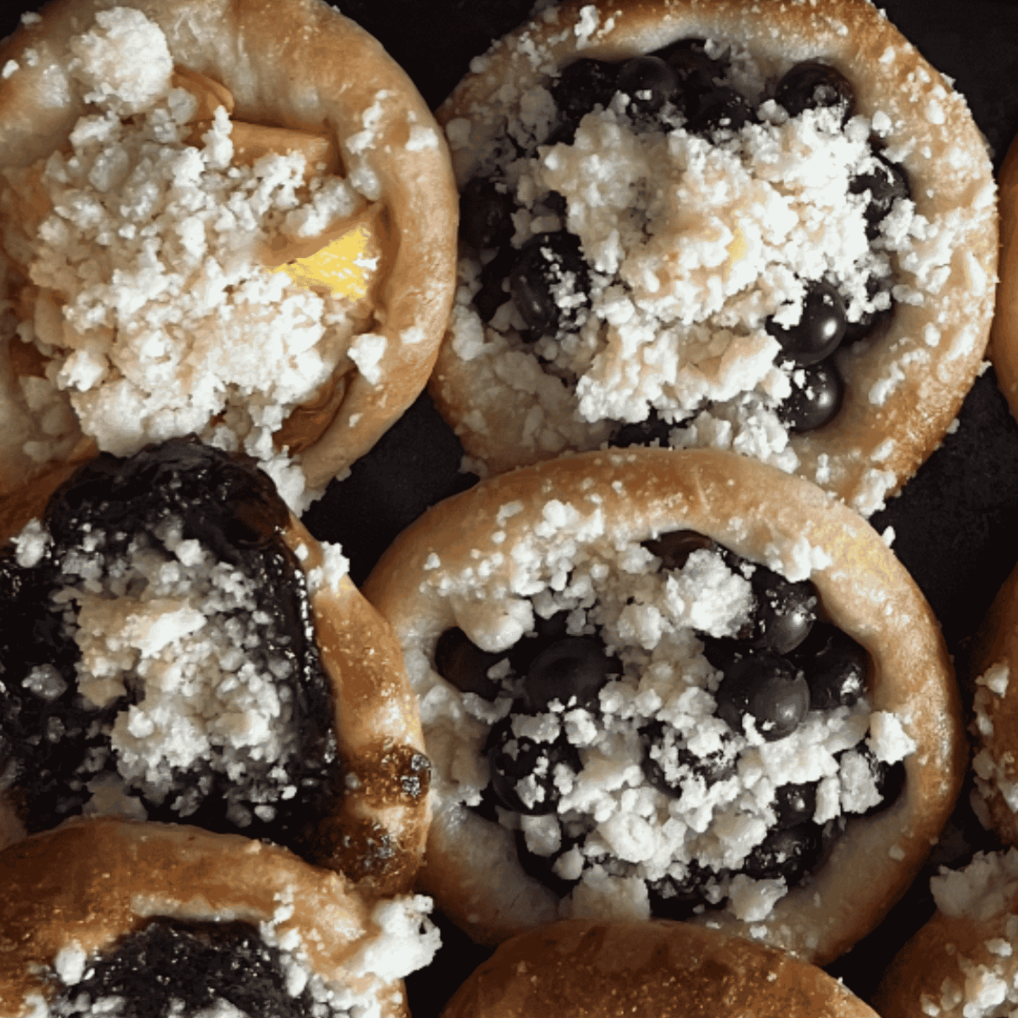 Valašský koláč povidla/tvaroh/borůvky