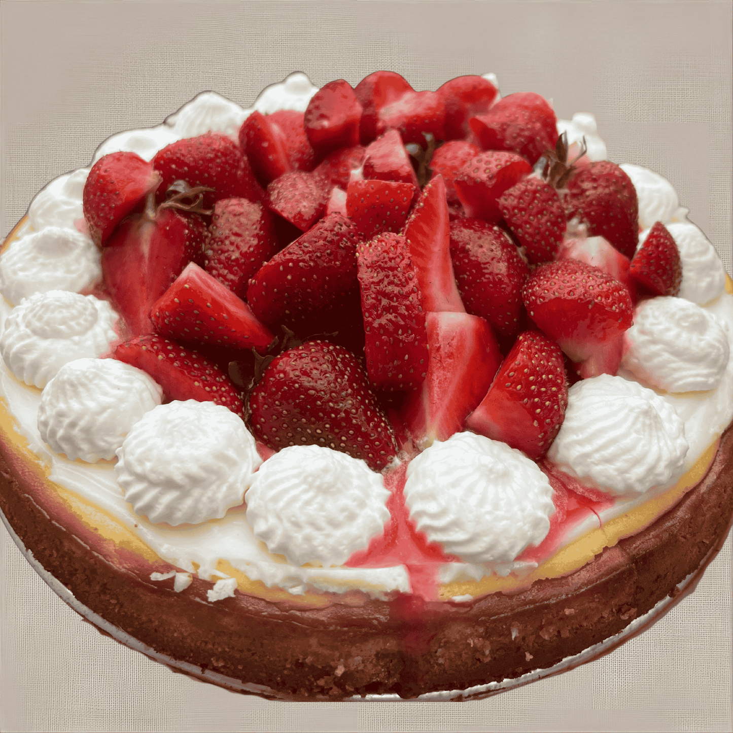 Jahodový cheesecake