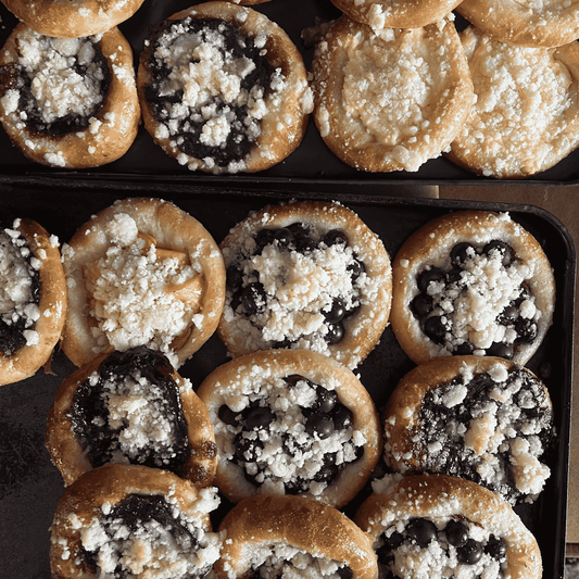 Valašský koláč povidla/tvaroh/borůvky